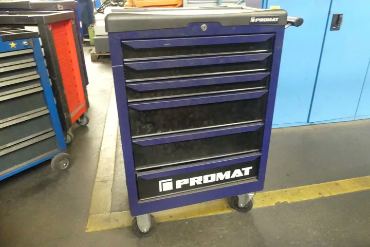 PROMAT - Werkzeugwagen, mit Inhalt (verschlossen)